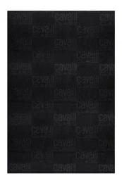 Badeshorts Luxurises Herren Strandtuch Schwarz mit Stickerei 90x180 cm