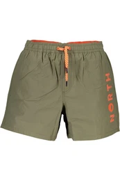 Badeshorts Grne Herrenbadehose: Bio-Baumwolle, Taschen & elastischer Bund