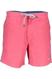 Badeshorts Stilvolle Herren-Bade-Boxershorts in Rosa aus Bio-Baumwolle