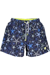 Badeshorts Herren Badehose Schwarz: Stylisches Muster & Recycelte Materialien
