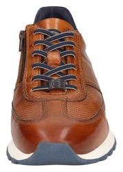 bugatti Sneaker Freizeitschuh Halbschuh Schnürschuh Braun/Beige/Orange