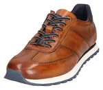 bugatti Sneaker Freizeitschuh Halbschuh Schnürschuh Braun/Beige/Orange