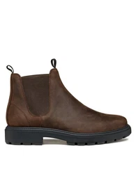 Klassische Stiefeletten U Spherica Ec7 U46FRA 000FF C6009 Braun Keilstiefel