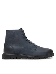 Schnrschuhe U Ghiacciaio U36DGD 000CL C4002 Dunkelblau Schnrboots