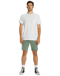 Billabong 2-in-1 Shorts Crossfire Mid Dunkelgrün/Grün/Khaki/Beige