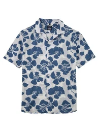 Kurzarmhemd Hemd Casual im Hawaii-Look