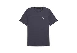 PUMA Laufshirt SEASONS T-Shirt Herren Dunkelblau/Dunkelgrau/Grau