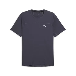 PUMA Laufshirt SEASONS T-Shirt Herren Dunkelblau/Dunkelgrau/Grau