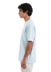Marc O'Polo T-Shirt Bio-Baumwoll Jersey Hellblau