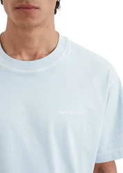 Marc O'Polo T-Shirt Bio-Baumwoll Jersey Hellblau