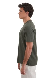 Marc O'Polo T-Shirt aus Slub-Jersey Dunkelgrün/Khaki/Grün