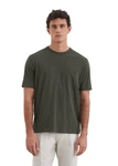 Marc O'Polo T-Shirt aus Slub-Jersey Dunkelgrün/Khaki/Grün