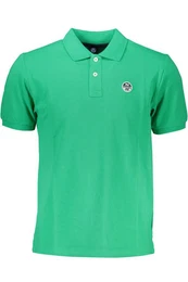 Poloshirt Herren Kurzarm-Poloshirt in Grn mit Logo und