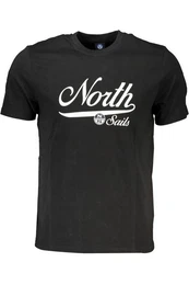 T-Shirt Herren Kurzarm T-Shirt Schwarz mit Rundhals und
