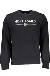 Sweatshirt Schwarzes Herren-Sweatshirt ohne Reiverschluss