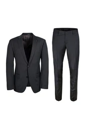 Roy Robson Hosenanzug Regular Fit Schwarz/Dunkelgrau/Weiß