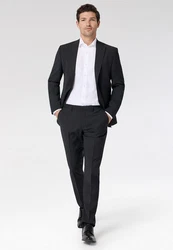 Roy Robson Hosenanzug Regular Fit Schwarz/Dunkelgrau/Weiß