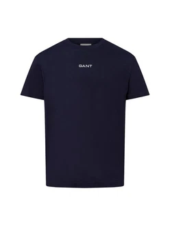 Gant T-Shirt Graphic Dunkelblau