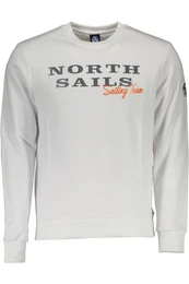 Sweatshirt Weies Herren-Sweatshirt: Langarm, Rundhals