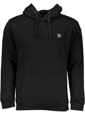 Sweatshirt Gefttertes Herren-Kapuzen-Sweatshirt in Schwarz