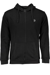 Sweatshirt Schwarzes Herren-Sweatshirt mit Kapuze und
