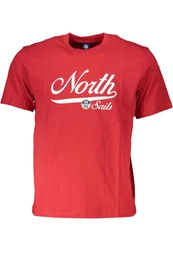 T-Shirt Herren T-Shirt Rot mit Print - Kurzarm & Rundhals
