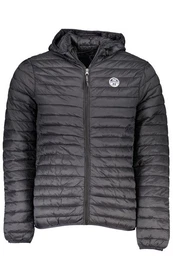 Outdoorjacke Schwarze Herrenjacke mit Kapuze - Praktisch & Stilvoll fr jeden Anla