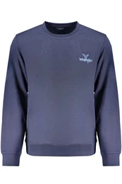 Sweatshirt Herren-Sweatshirt Blau - Langarm, Rundhals, Innen