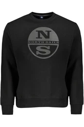 Sweatshirt Hochwertiges Herren-Sweatshirt in Schwarz mit
