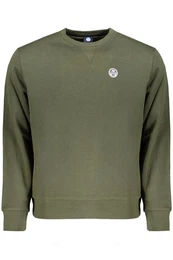 Sweatshirt Grnes Herren-Sweatshirt: Langarm, Rundhals, mit