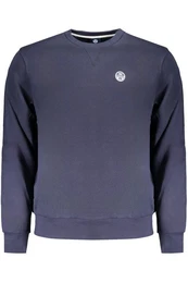 Sweatshirt Herren Langarm-Sweatshirt Blau - Aufgeraut