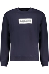 Sweatshirt Blauer Herren-Pullover: Relaxed Fit, langer Arm