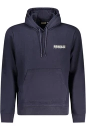 Sweatshirt Herren Kapuzen-Sweatshirt Blau: Regular Fit
