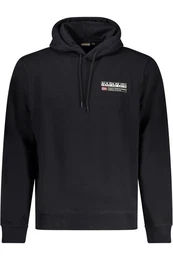 Sweatshirt Herren Schwarzes Langarm-Kapuzenpullover: Stilvoll