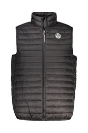 Outdoorjacke Schwarze Herrenweste: Leicht, funktional, stilvoll mit Taschen