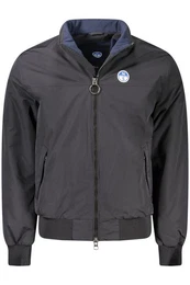 Outdoorjacke Herrenjacke in Schwarz: Umweltfreundlich aus recyceltem Material