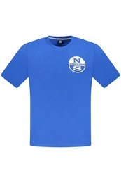 T-Shirt Herren T-Shirt Blau - Kurzarm & Rundhals mit