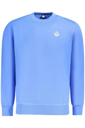 Sweatshirt Blaues Herren-Sweatshirt: Langarm, Rundhals