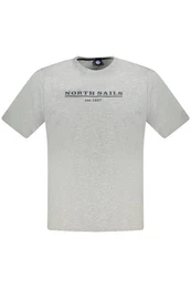 T-Shirt Graues Herren Kurzarm T-Shirt mit Rundhals und