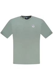 T-Shirt Herren Kurzarm T-Shirt in Grn mit Logo und