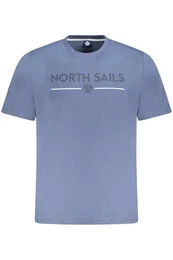 T-Shirt Herren Kurzarm T-Shirt Blau mit Rundhals &