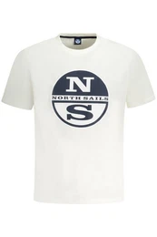 T-Shirt Herren T-Shirt Wei Kurzarm mit Rundhalsausschnitt