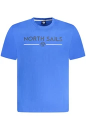 T-Shirt Herren Kurzarm T-Shirt Blau mit Rundhals und