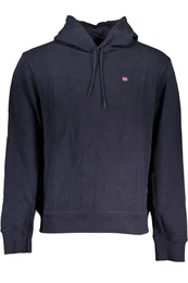 Sweatshirt Herren-Sweatshirt Blau: Langarm-Hoodie mit