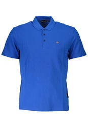 Poloshirt Klassisches Herren Kurzarm-Polo in Blau mit