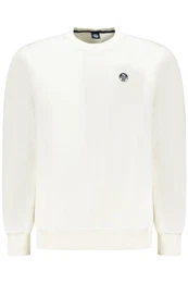 Sweatshirt Herren Sweatshirt Wei - Langarm, Rundhals