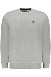 Sweatshirt Graues Herren-Sweatshirt ohne Reiverschluss mit