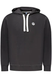 Sweatshirt Schwarzes Herren-Kapuzen-Sweatshirt: Stilvoll und