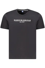 T-Shirt Herren T-Shirt Schwarz mit Logo und