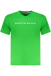 T-Shirt Grnes Herren T-Shirt: Kurzarm, Rundhals & Logo -